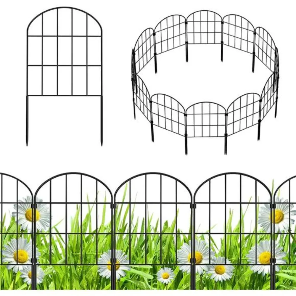 Decorative Garden Fence No Dig Fencing 12 Pack, 10ft (L) x 24in (H)